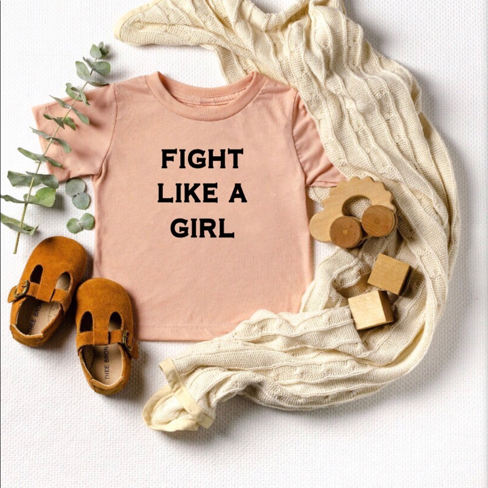 Fight like a girl - infant/toddler T-shirt